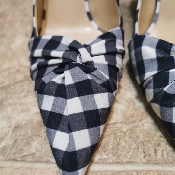 Maje checked twisted pump heels - Picture 7 of 8
